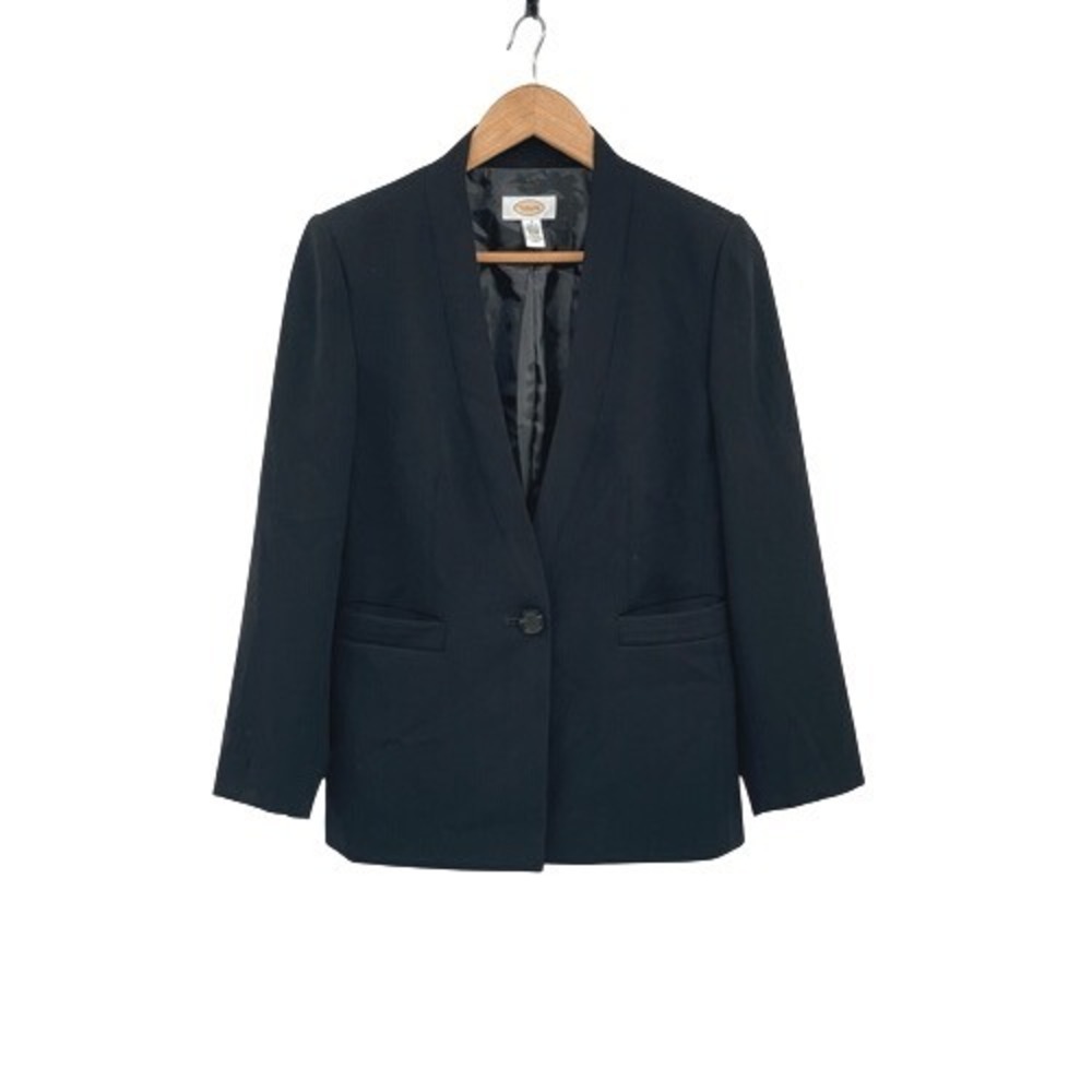 Talbots Blazer Suit Jacket Women Size 4 Black